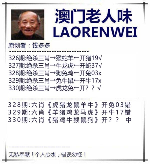 2025330期：澳门老人报，描绘2025今天晚上澳门开什么玄机:红波看好中本期;解析2025新澳门历史记录查询3肖6码：【牛马狗,1-4-5-27-30-43】