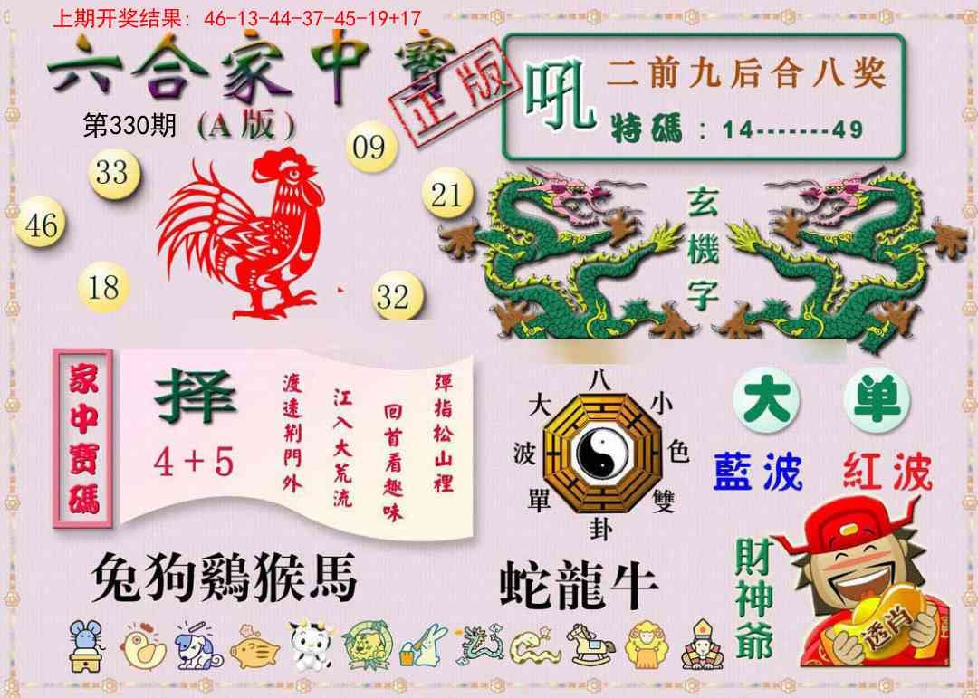 2025330期：合家中宝A，描绘2025综合资料大全玄机:鸡走前后牛跟来;解析2025神算子免费论坛3肖6码：【鼠牛蛇,16-25-26-27-43-46】