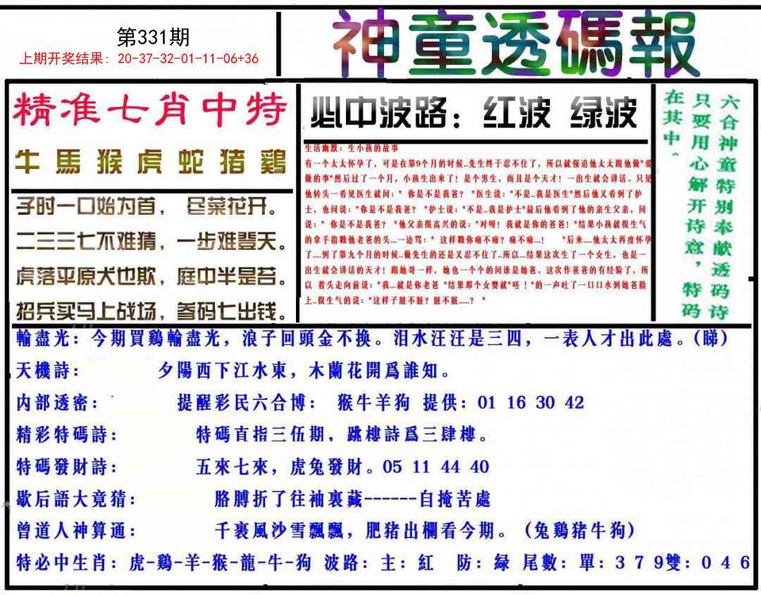 2025331期：神童透码报，描绘2025新澳门天天开好彩大乐透号码玄机:金幅夫人找管家，一七今期选特码;解析2025新澳门天天开好彩大乐透开奖号码1新奥6肖12码：【虎蛇马羊鸡狗,1-5-9-10-18-24-28-34-35-38-48-49】