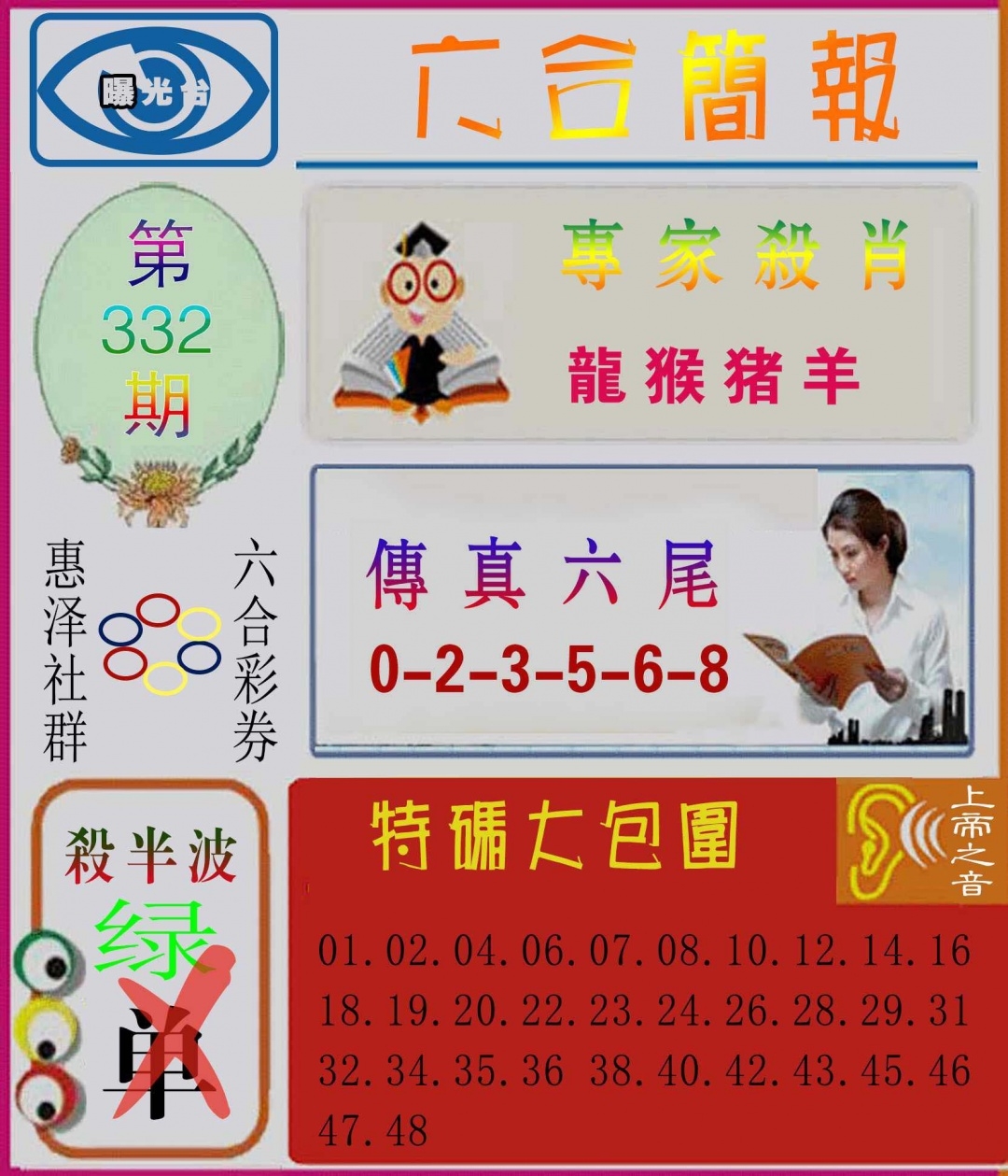 2025332期：六合简报图，描绘2025综合资料大全玄机:荣华富贵今中事;解析2025最全免费资料大全5肖10码：【虎蛇马猴猪,2-3-7-9-13-25-29-37-42-46】