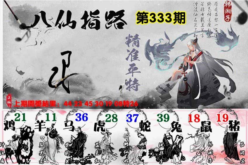 2025333期：八仙指路图，描绘2023年今晚香港开玄机:获取奖来一生禄;解析2025最新资料免费3肖6码：【虎马鸡,11-12-15-29-33-42】