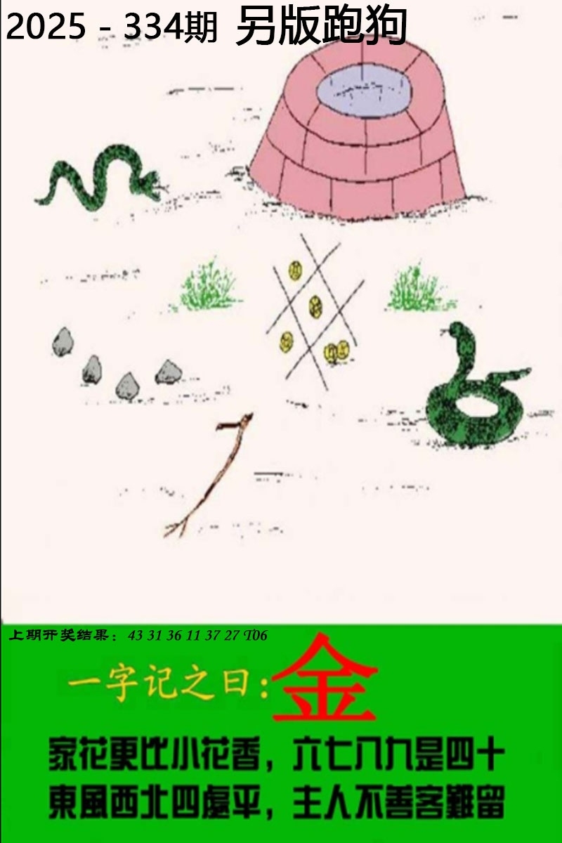 2025334期：另版跑狗图，描绘2025最新正版资料免费玄机:羊兔马虎找特码;解析2025新澳正版资科大全4肖8码：【兔蛇羊猴,2-8-10-19-20-21-26-32】